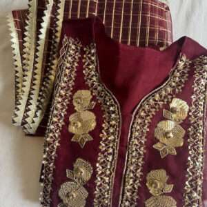 Mehroon fancy kurta