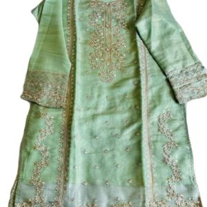 Light green fancy kurta