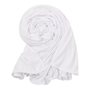 Stretchy Mercerized Cotton Plain Hijab Shawl