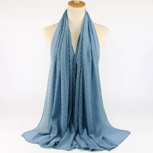 Best Thickened Flocking Wool Ball Chiffon Long Scarf